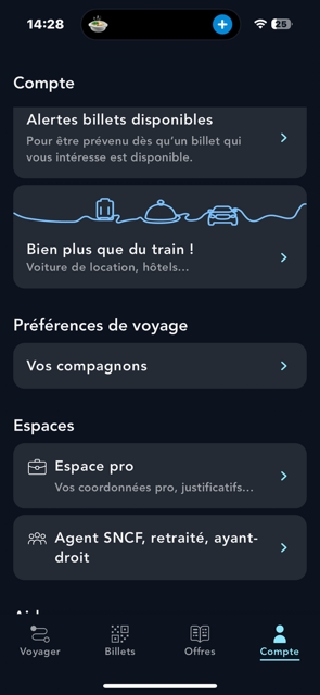 Accès Espace Pro